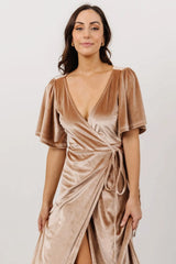 Fabric Swatch - Meghan Velvet | Champagne