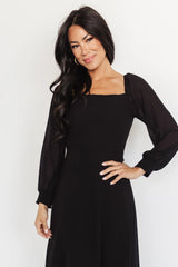 Fabric Swatch - Elise Chiffon | Black