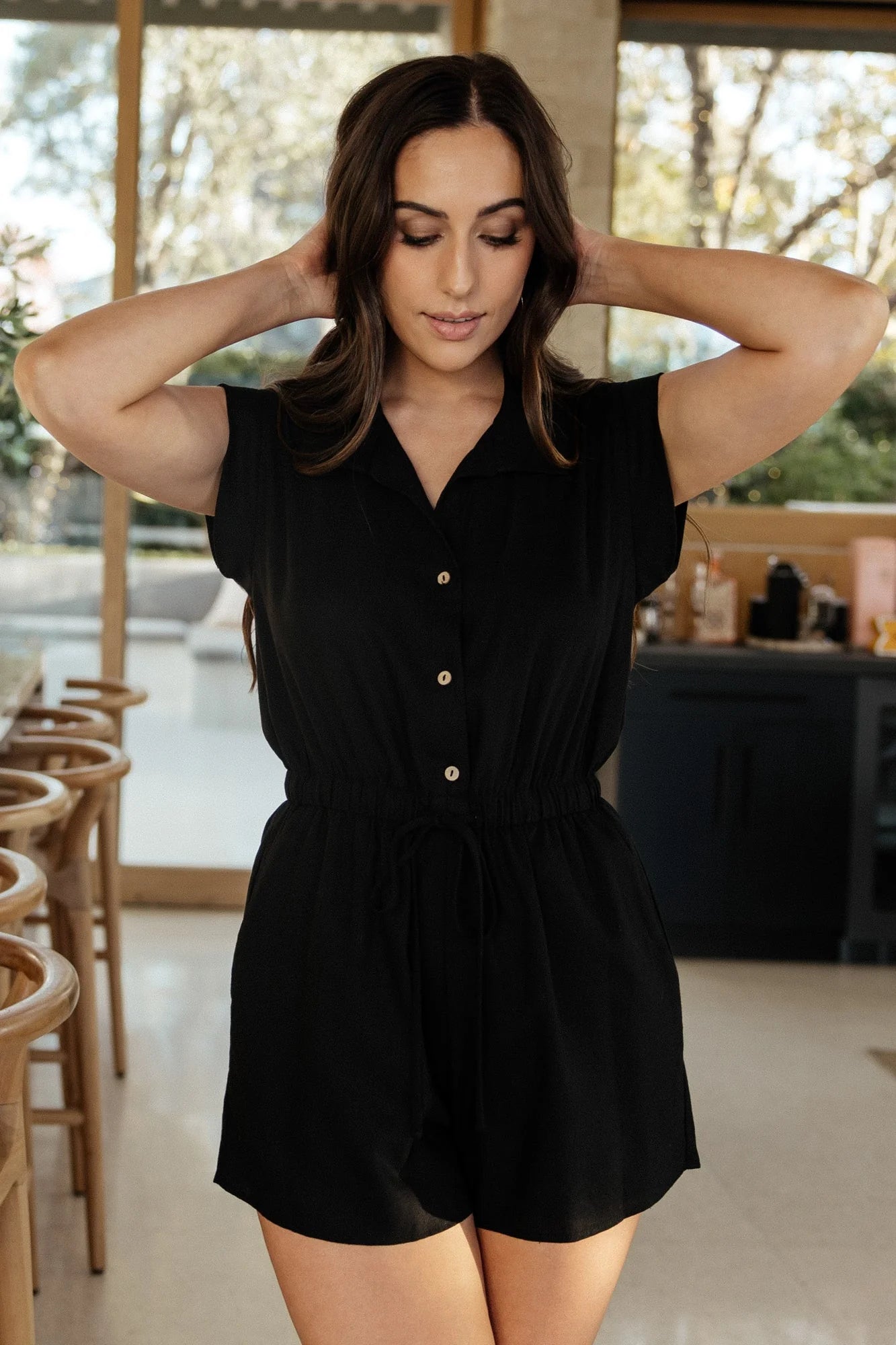 Toni Romper | Black