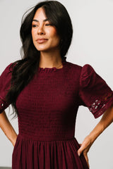 Loveland Geo Lace Maxi Dress | Mulberry