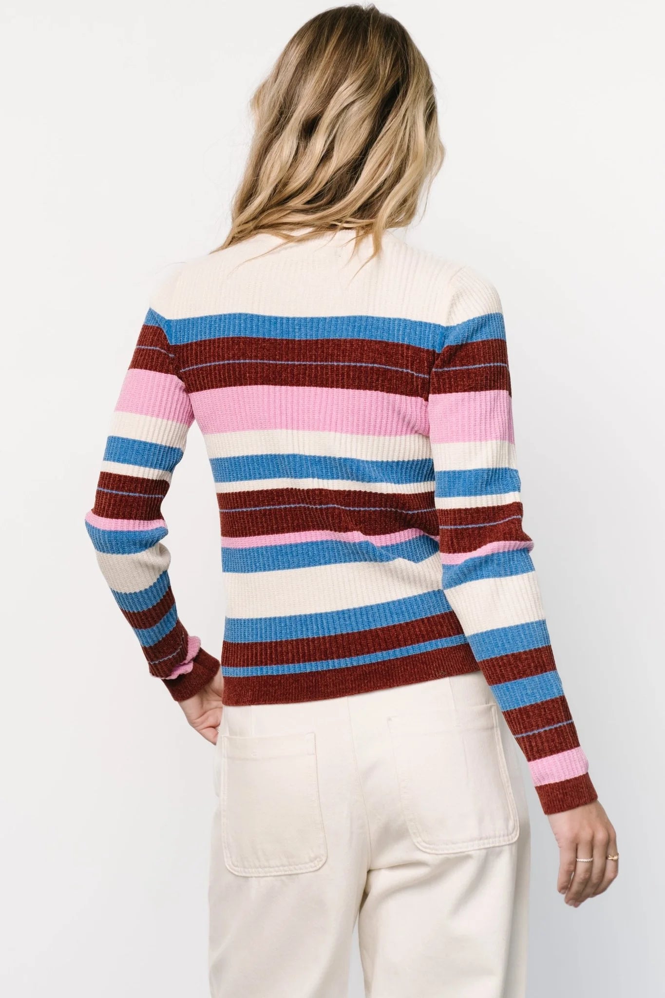 Milwaukee Striped Sweater | Orchid Multi