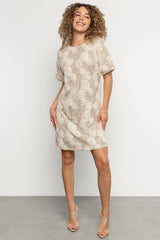 Rhea Sequin Short Dress | Ivory