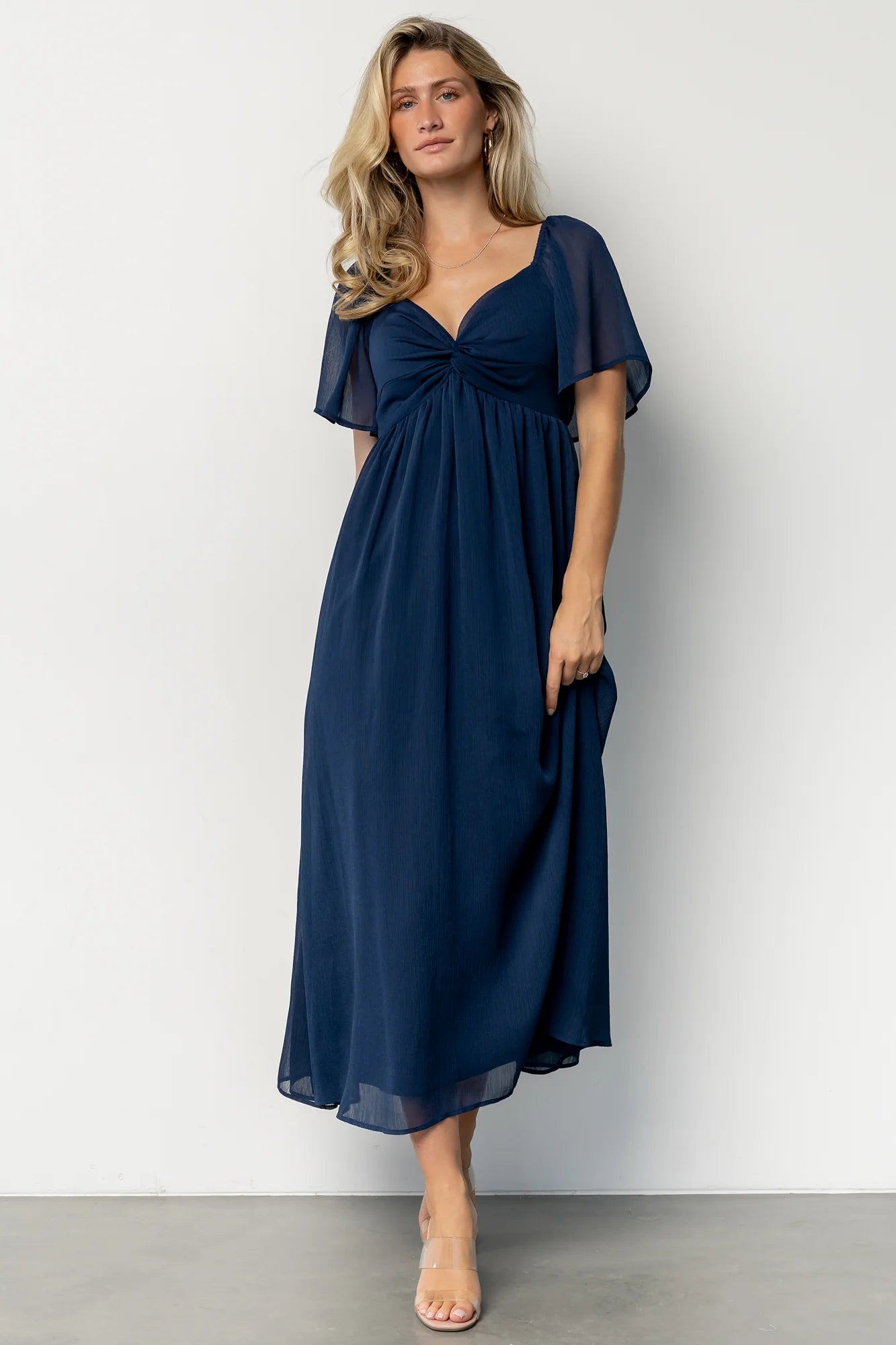 Nora Midi Dress | Navy