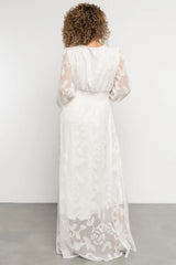 Daniella High Low Maxi Dress | White
