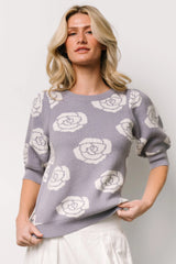 Belle Sweater Top | Dusty Lavender