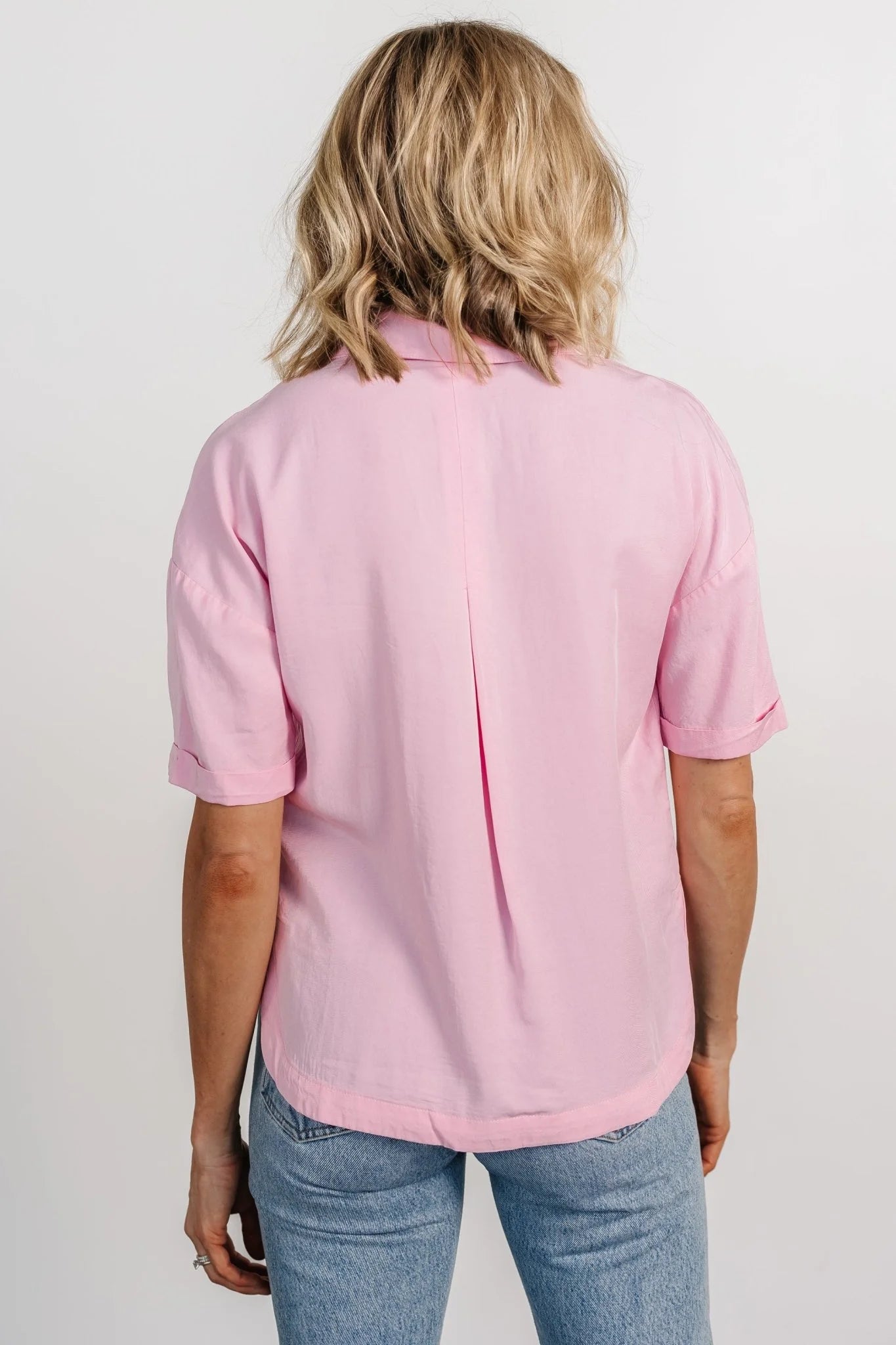 Kinsley Button Top | Pink