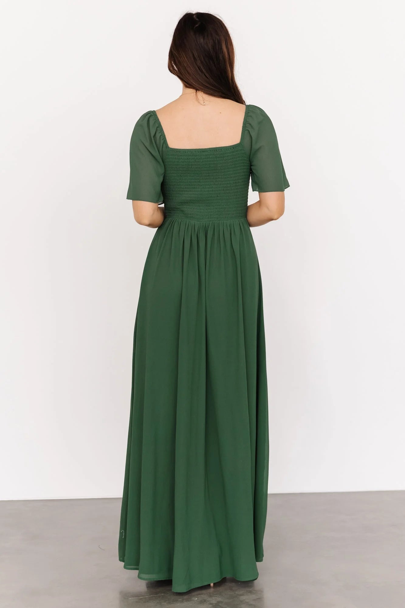 Sierra Sweetheart Maxi Dress | Evergreen