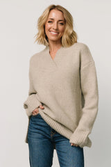 Calgary Oversized Sweater | Oatmeal