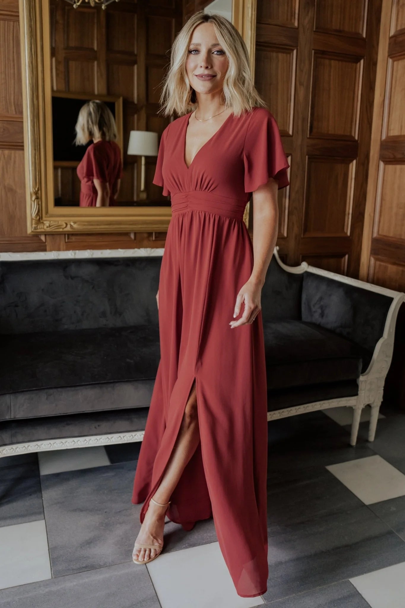 Ramona Maxi Dress | Terracotta