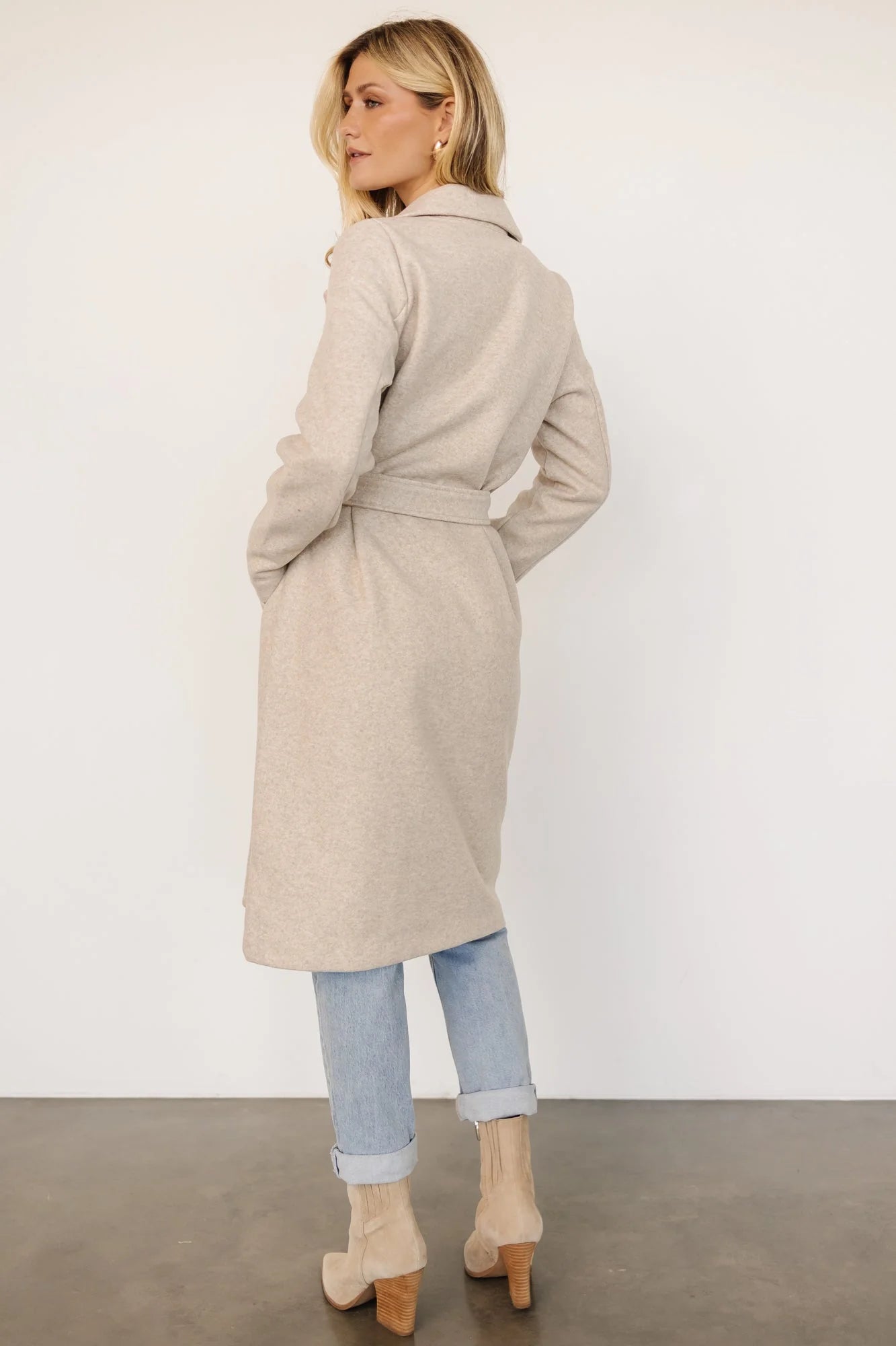 Valdez Long Coat | Oatmeal