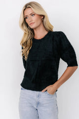 Vail Sweater Top | Black