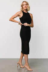Nalani Knit Tank Dress | Black