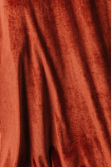 Fabric Swatch - Meghan Velvet | Terracotta