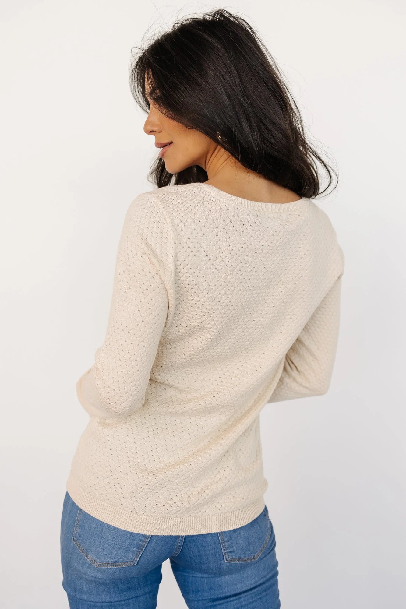 Debbie Knit Top | Cream