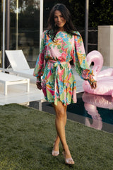 Zaniah Short Dress | Multi