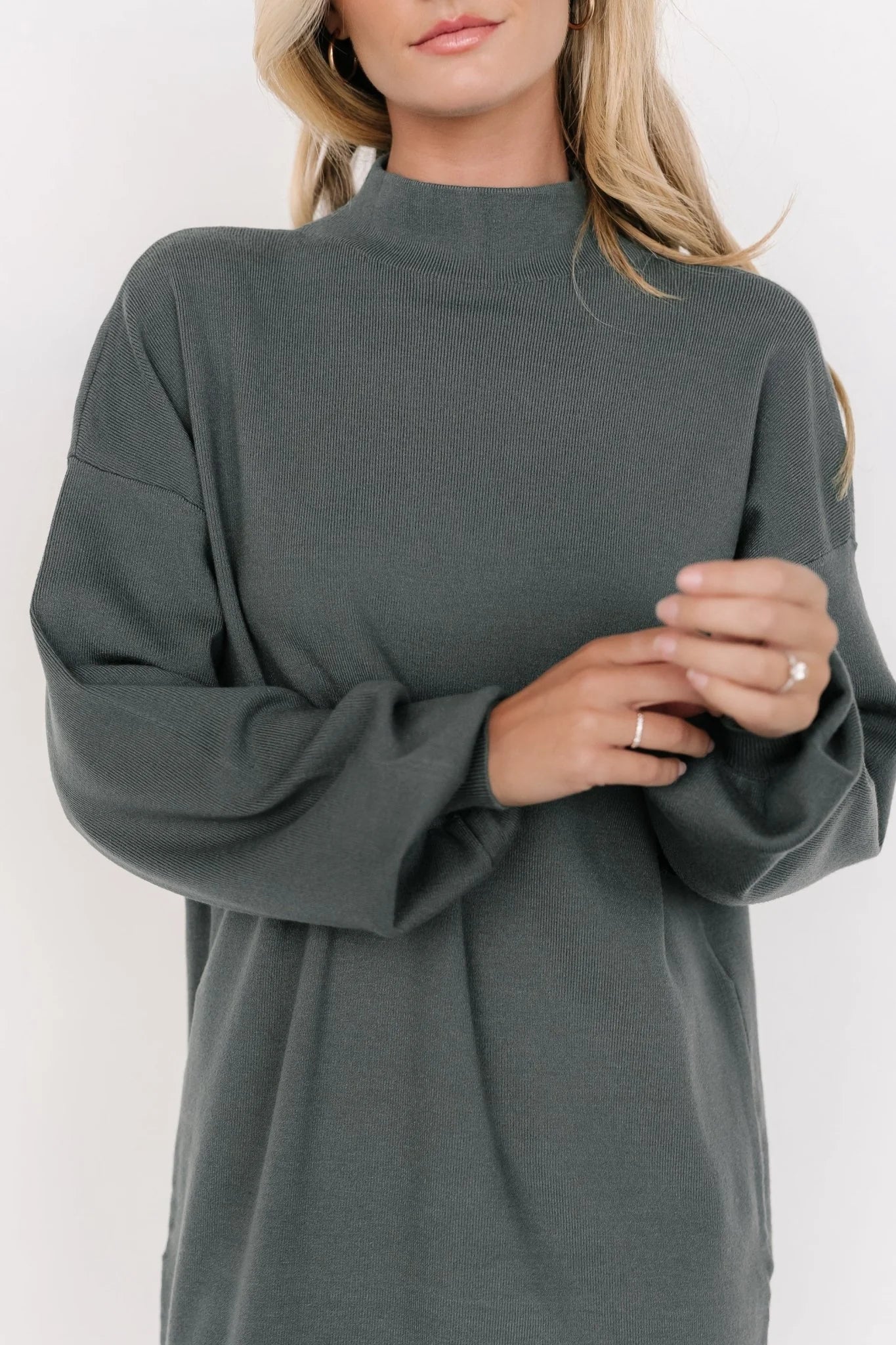 Jennings Sweater Dress | Winter Green