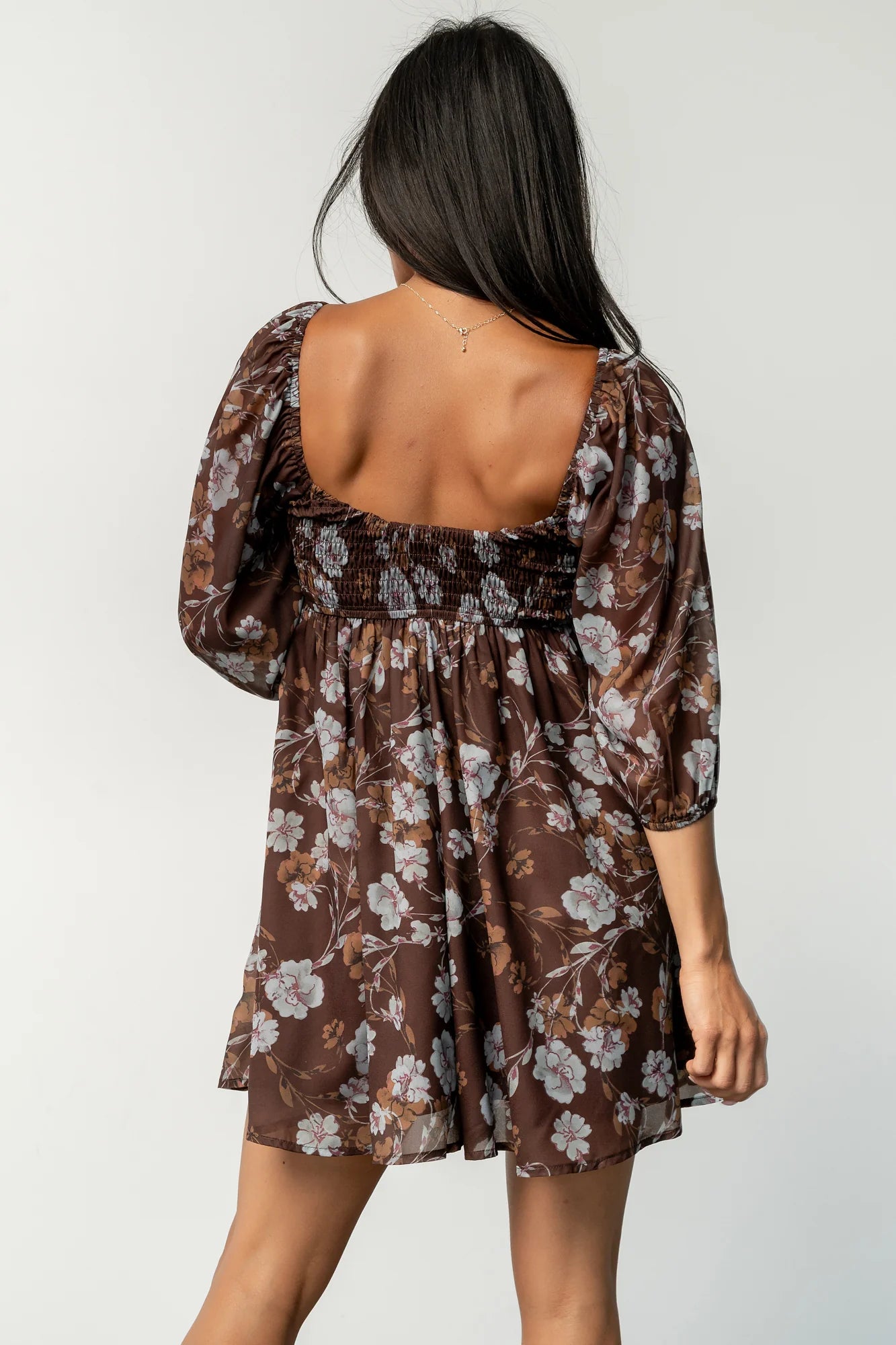 Amalia Romper | Brown Multi Floral