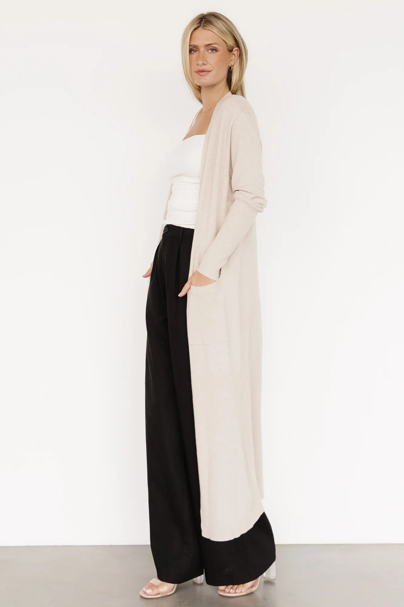 Adrienne Duster Cardigan | Natural