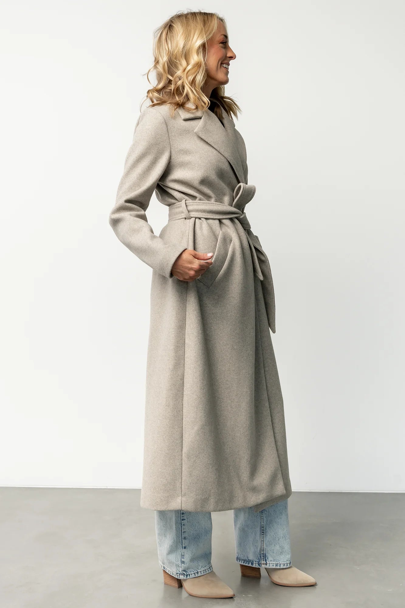 Glenwood Coat | Greige