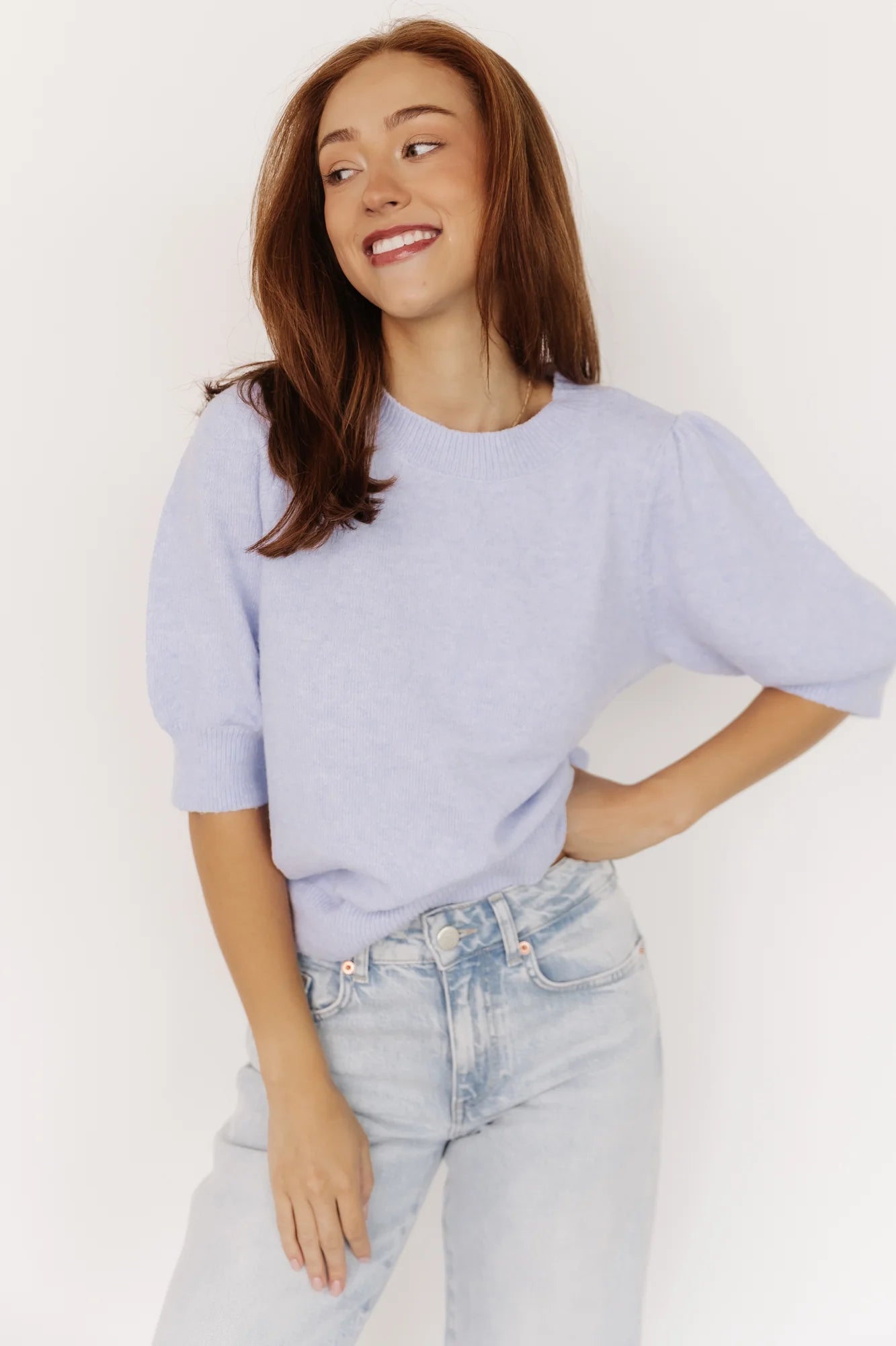 Keira Sweater Top | Lavender