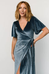 Fabric Swatch - Katelyn Velvet | Blue