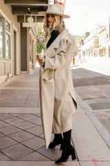 Anderson Double Breasted Coat | Natural