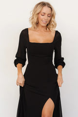 Fabric Swatch - Giselle Chiffon | Black