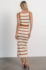 Chelsea Knit Dress | Beige + Camel
