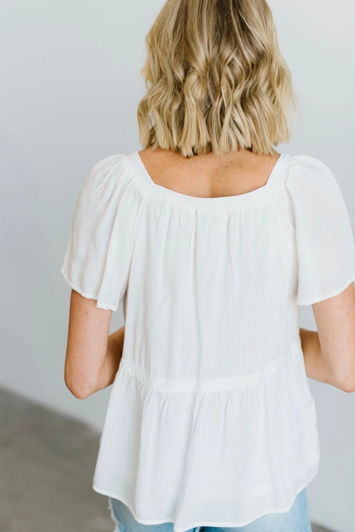 Unity Button Up Top | Off White