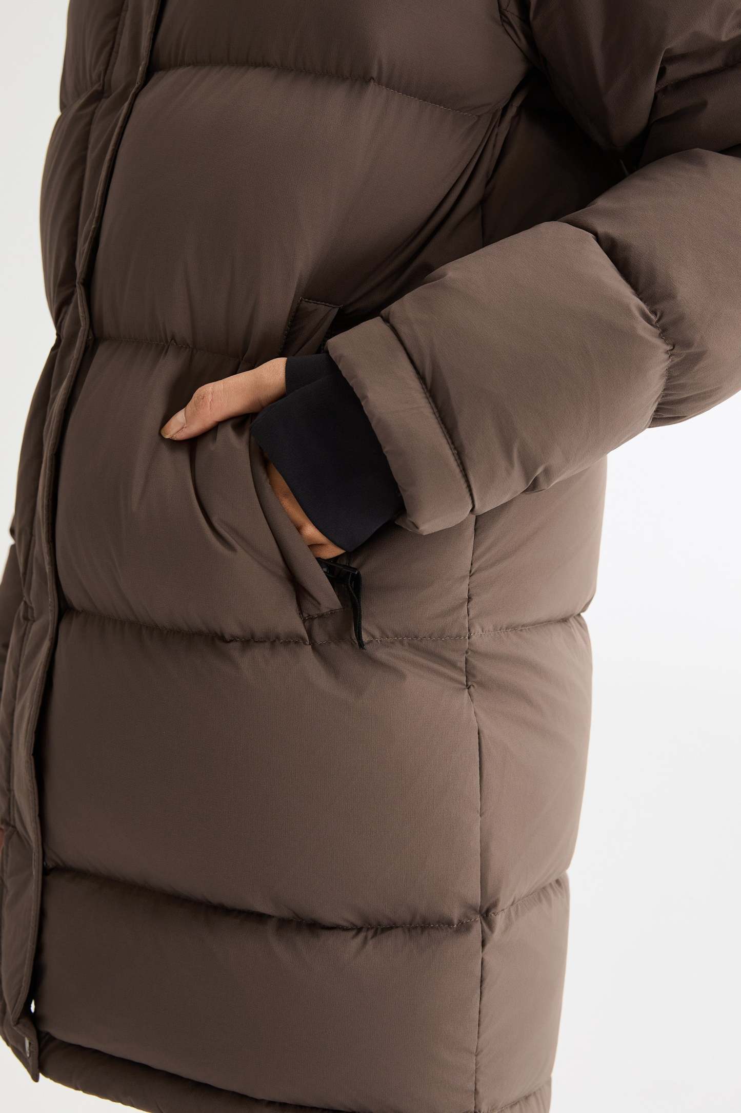 Aurora Detachable Hood Down Puffer