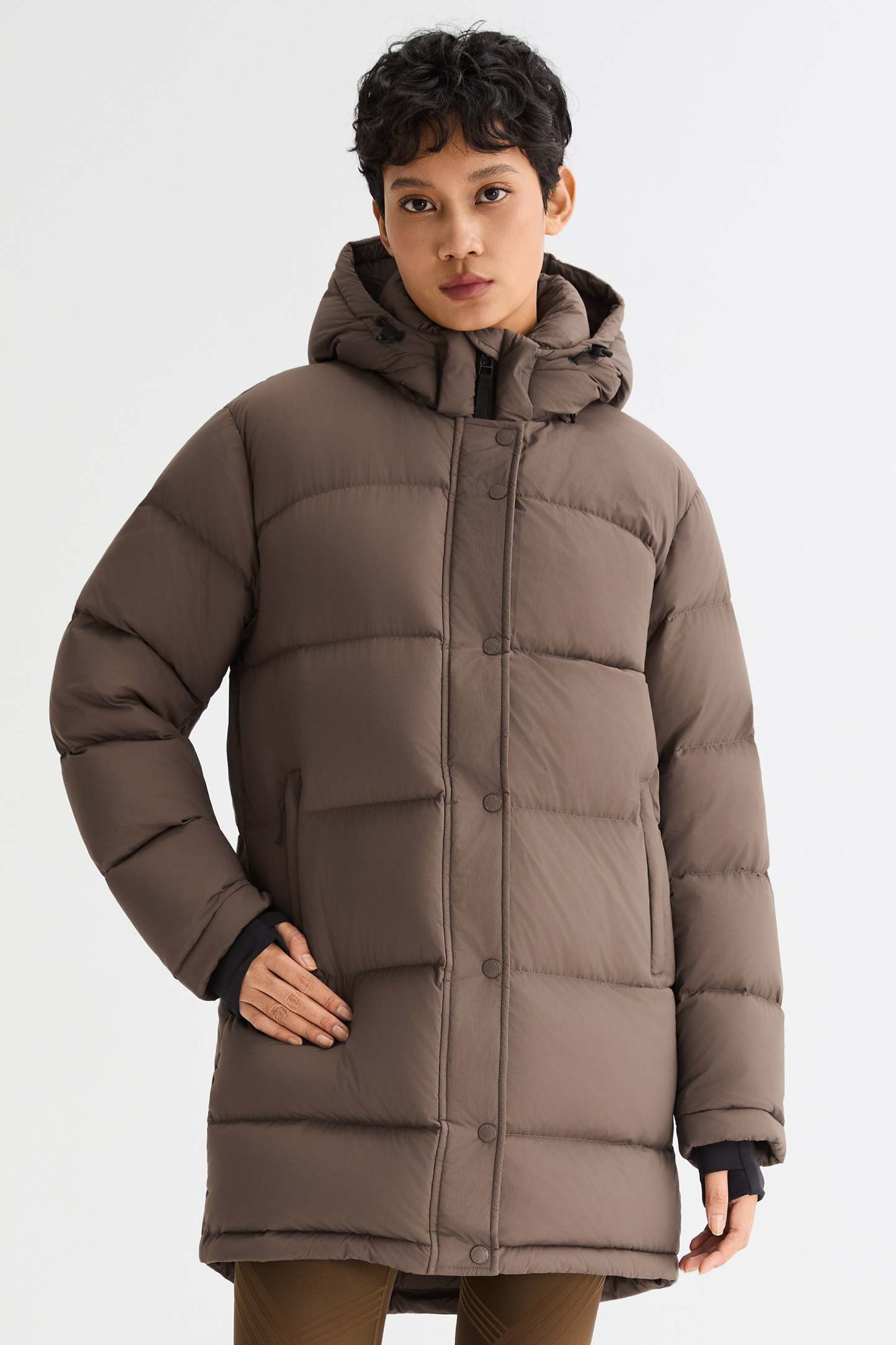 Aurora Detachable Hood Down Puffer