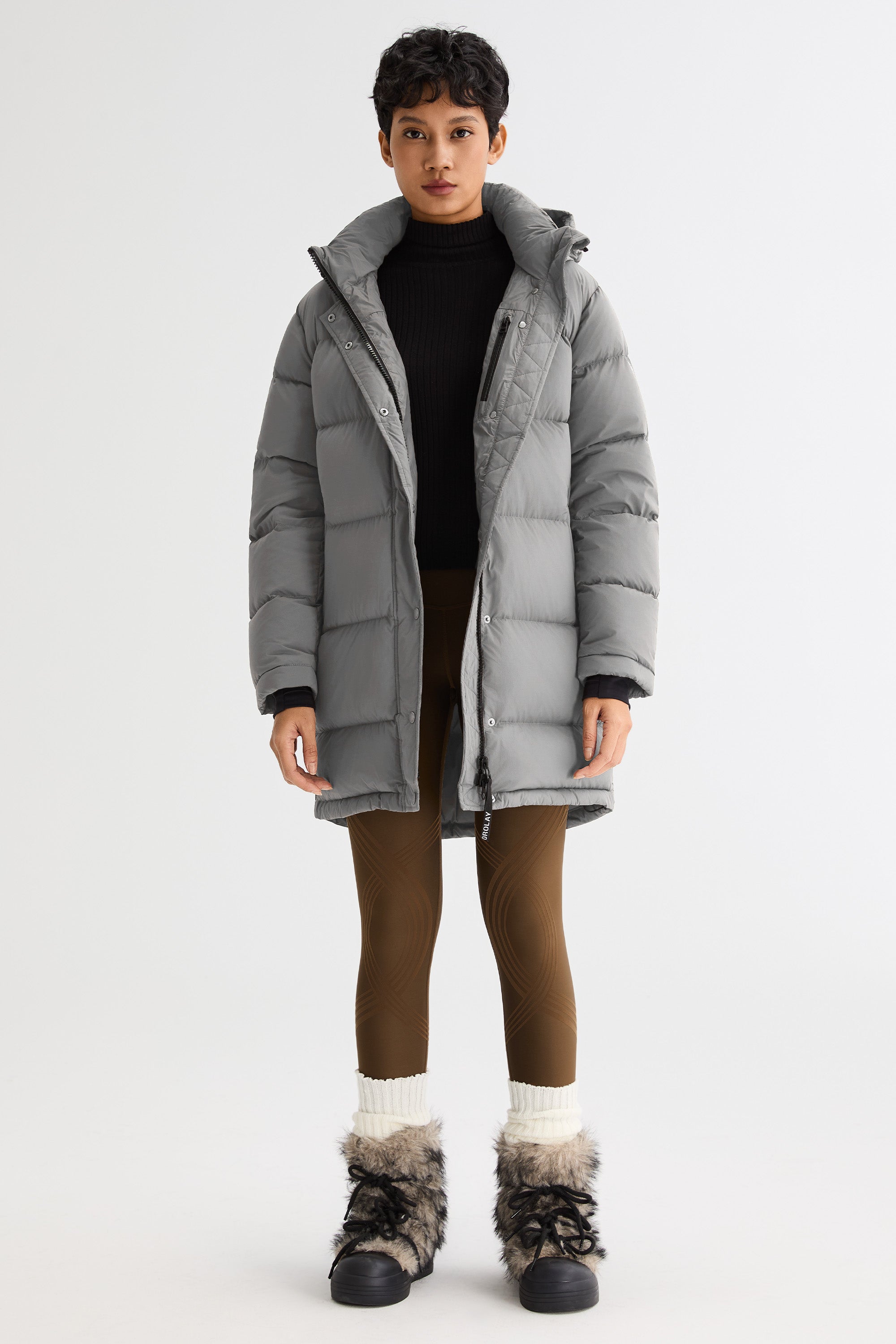 Aurora Detachable Hood Down Puffer