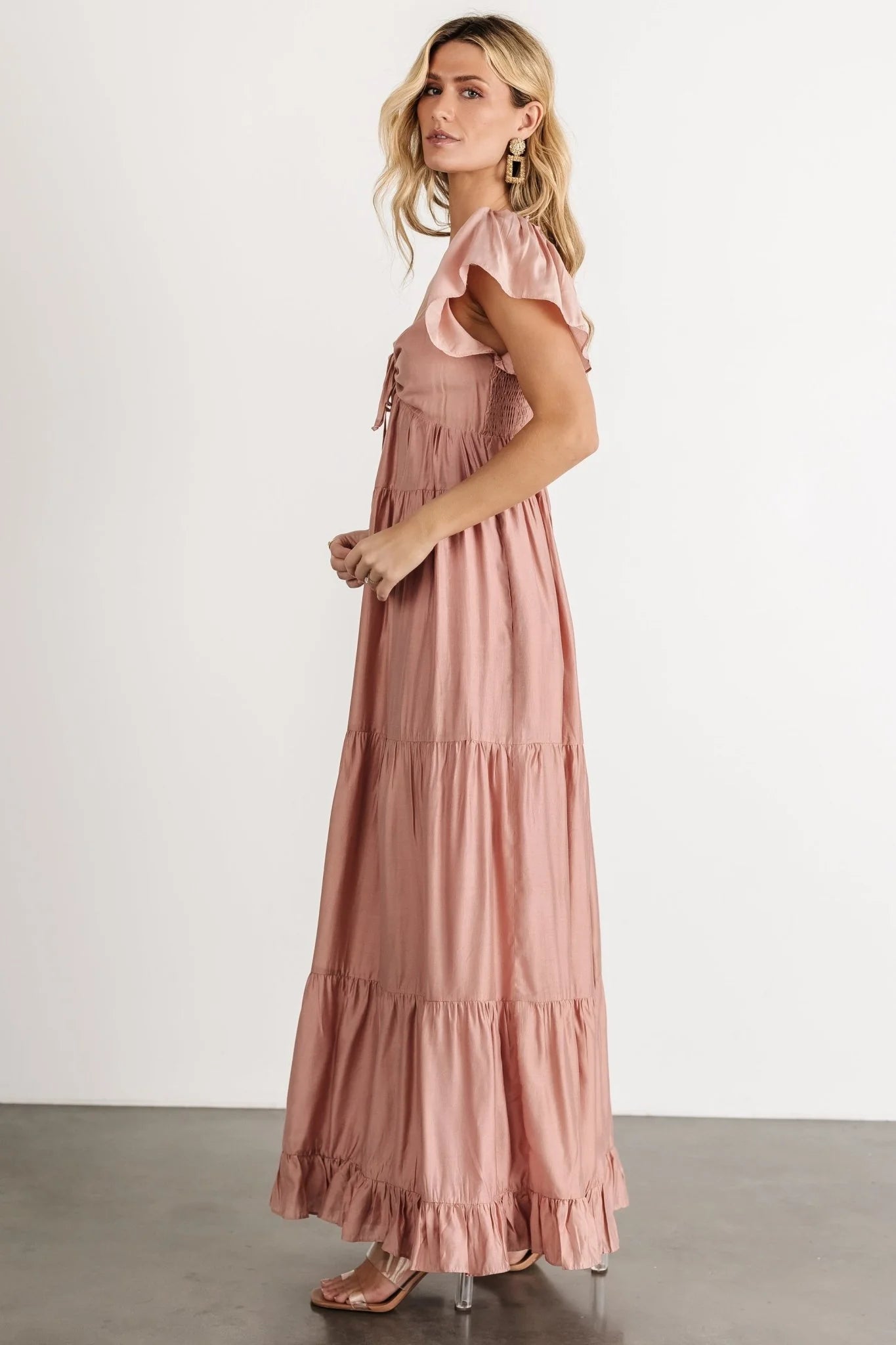 Agatha Maxi Dress | Dusty Mauve