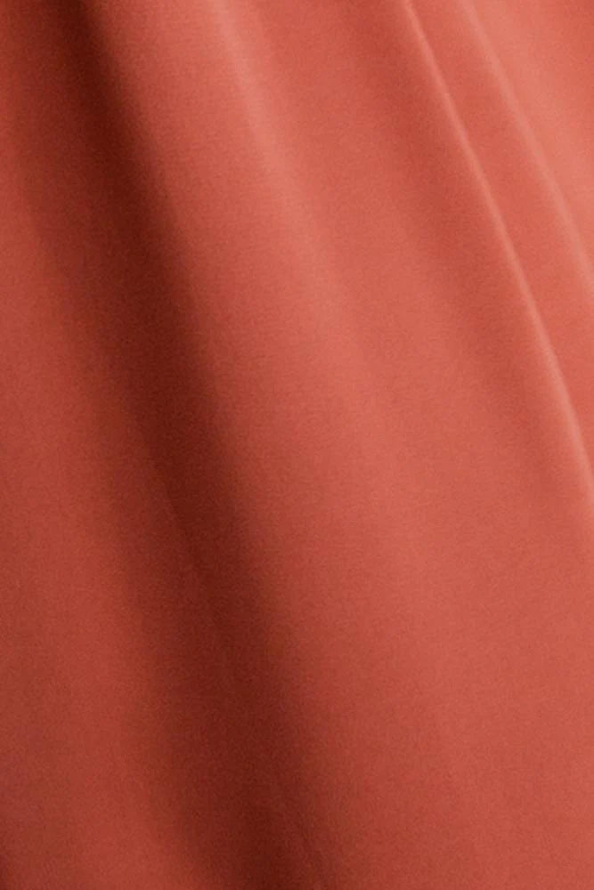 Fabric Swatch - Sicily Satin | Rust