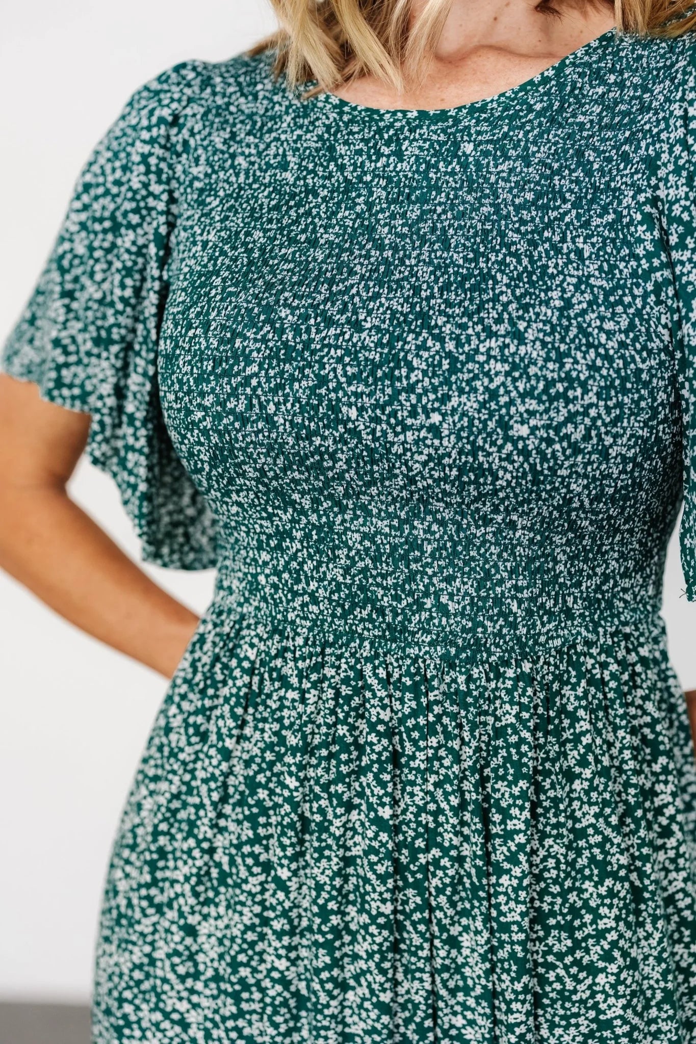 Eliza Maxi Dress | Green Print