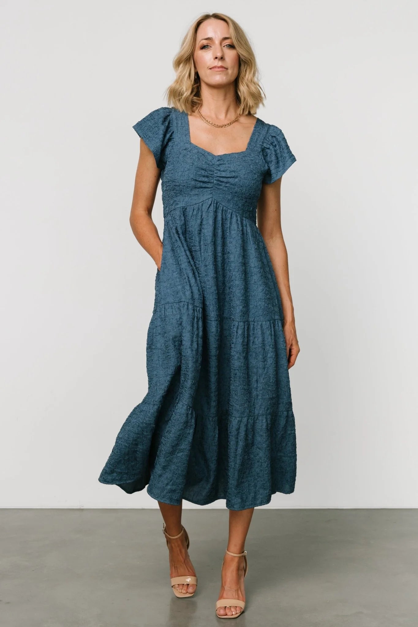 Kesler Midi Dress | Blue