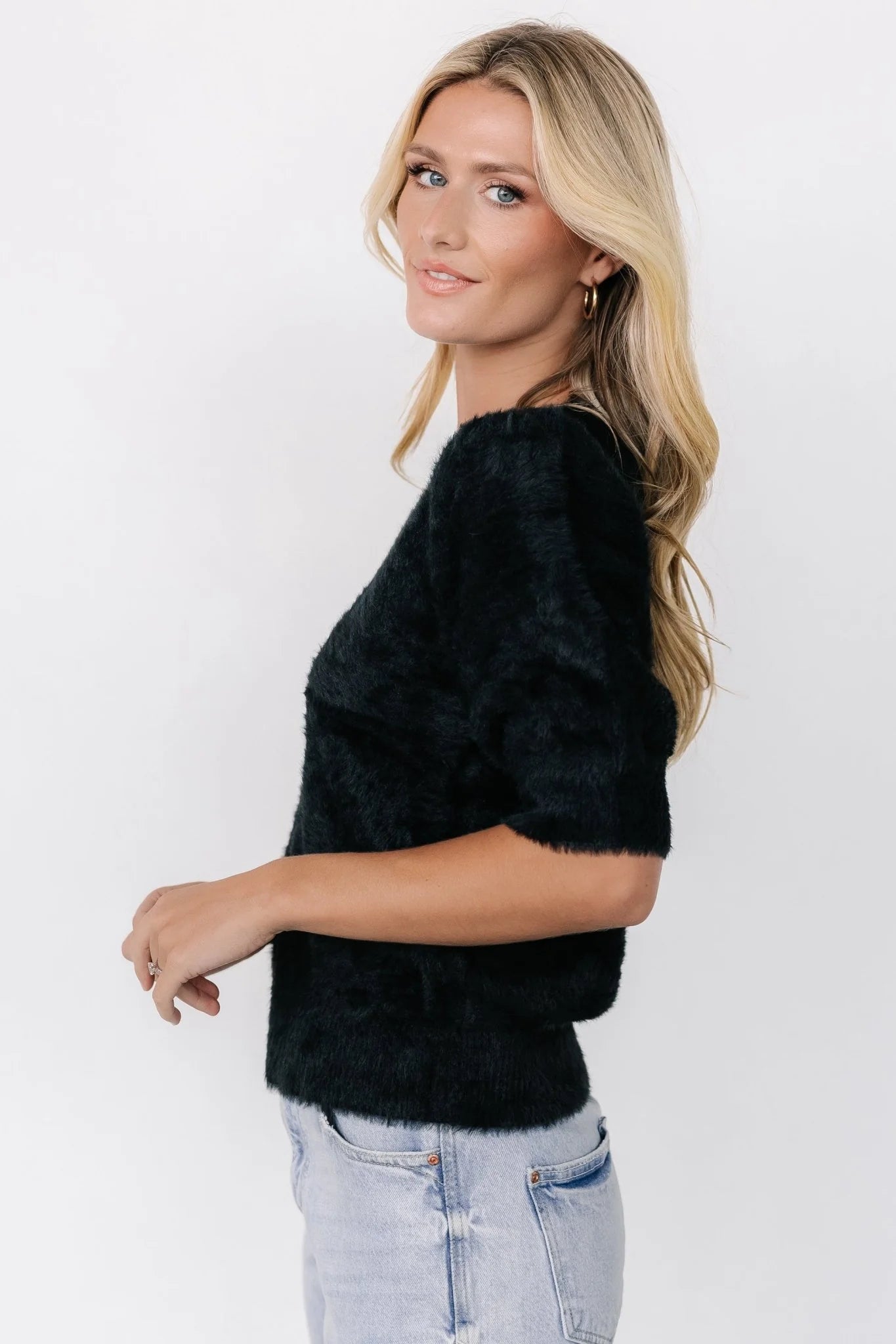 Vail Sweater Top | Black