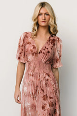 Fabric Swatch - Veronica Velvet | Blush