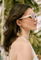 Boho Russet Tassel Dangling Earrings