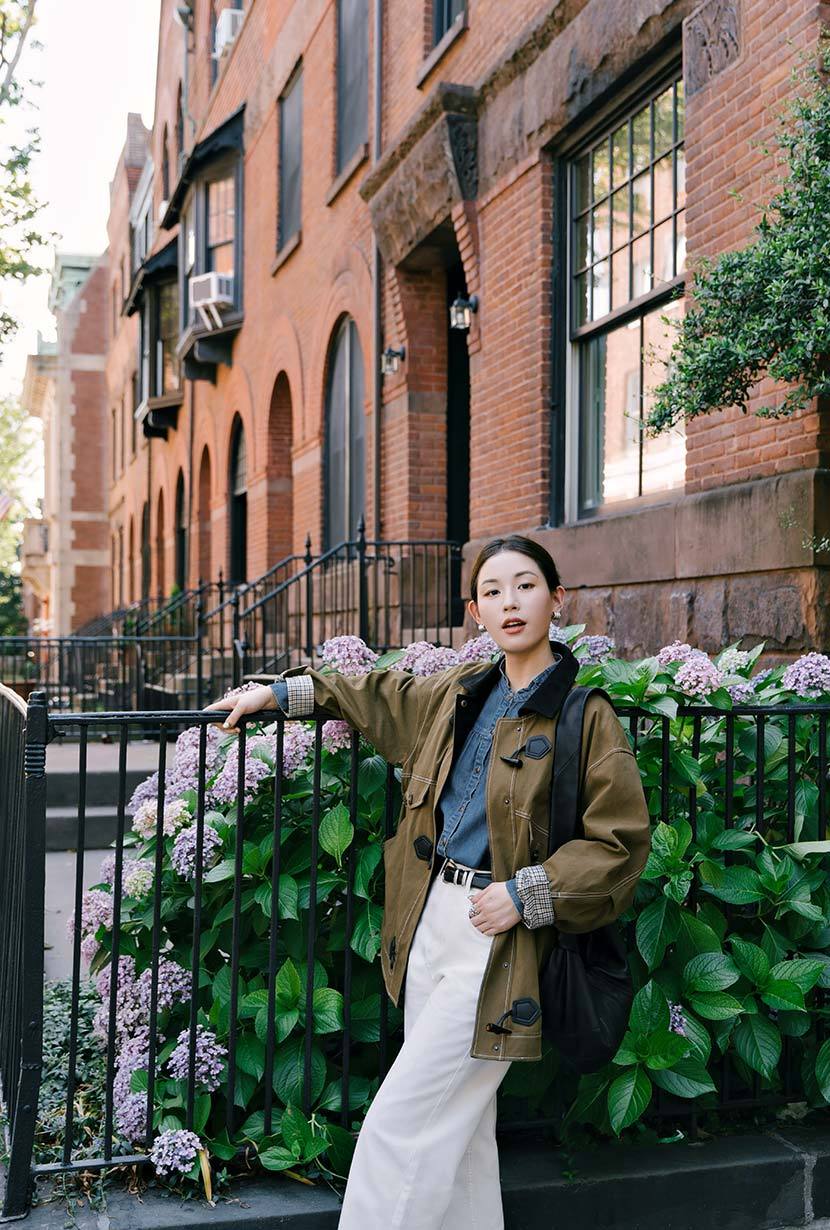 Bryce Cotton Barn Jacket - Olive Brown