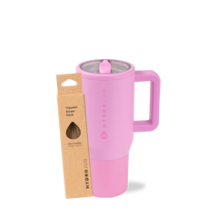 Bubblegum Traveler 20oz + Replacement Straw Pack