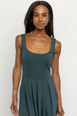 Giavanna Maxi Dress | Dark Green