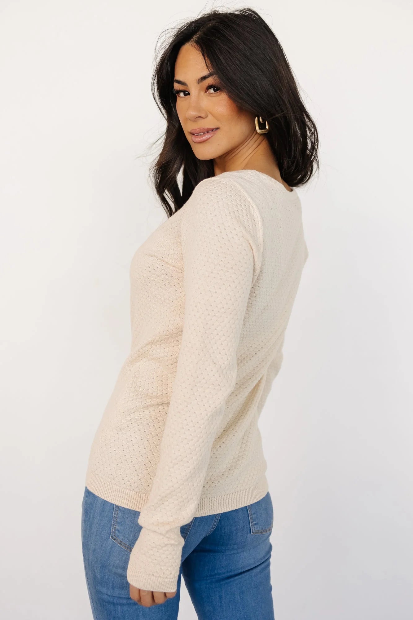 Debbie Knit Top | Cream