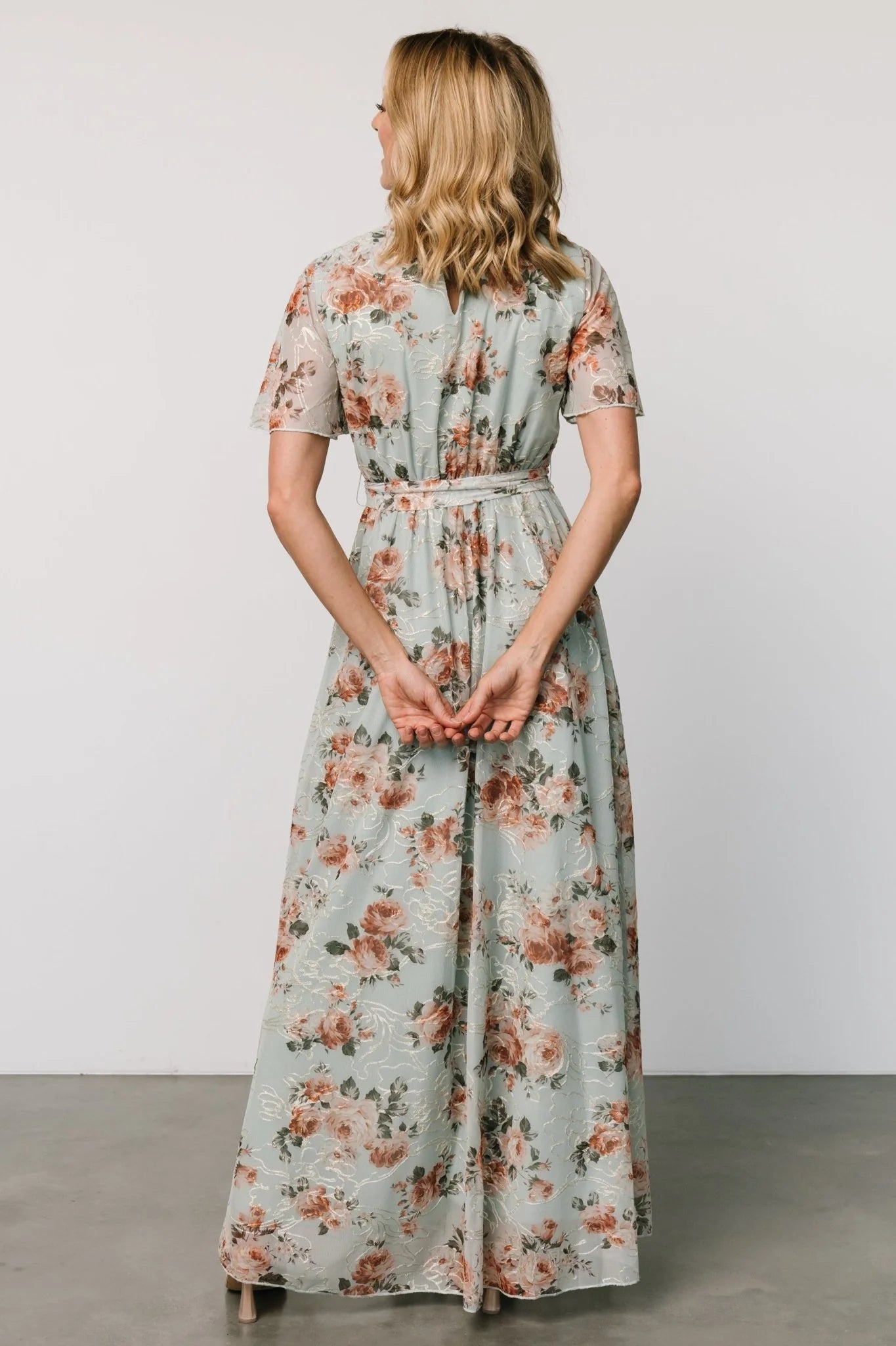 Katalaya Maxi Dress  | Sage + Gold