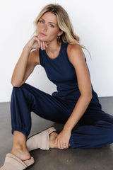 Kellen Tank + Jogger Set | Navy