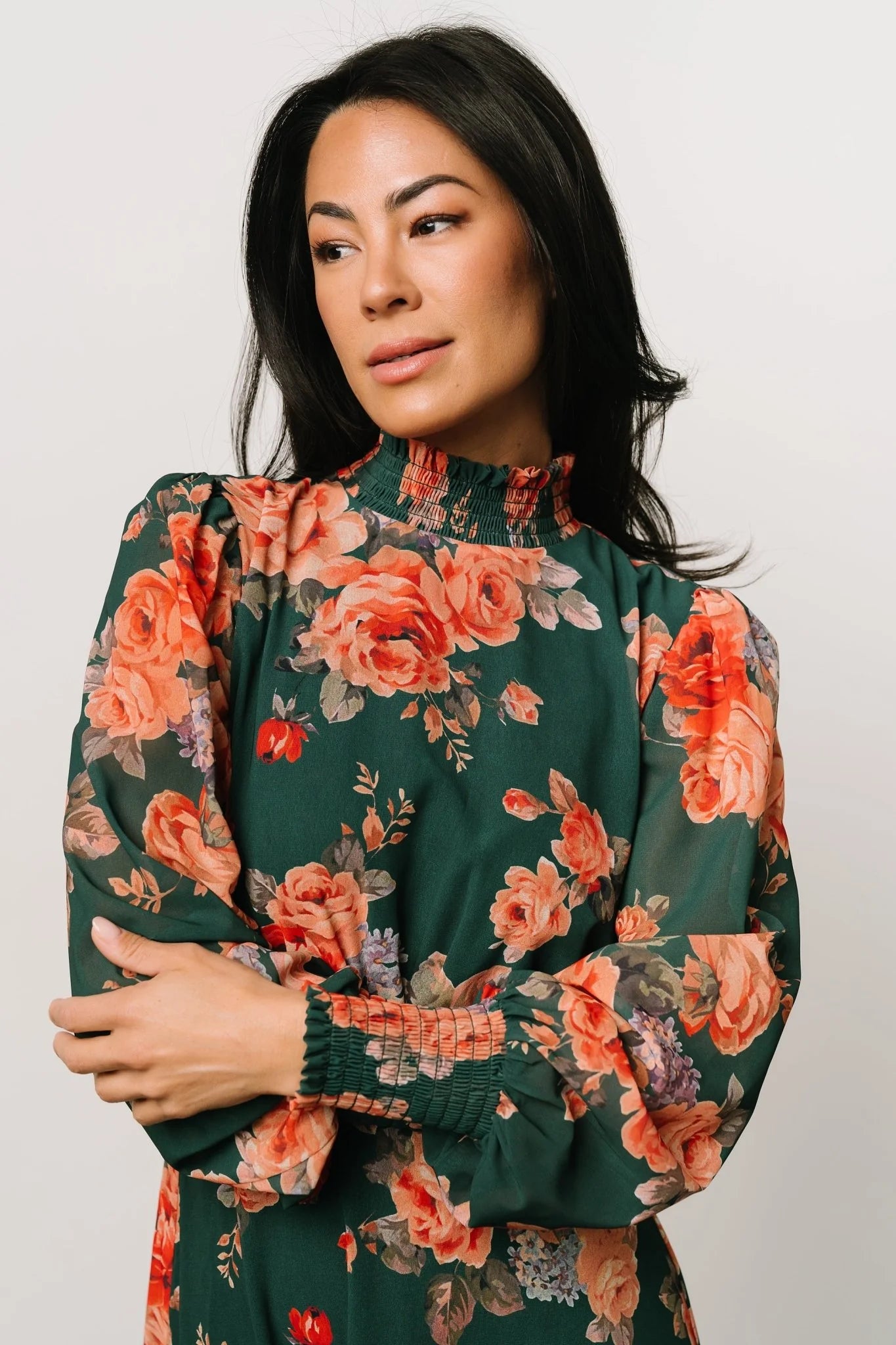 Luciana Maxi Dress | Green Multi