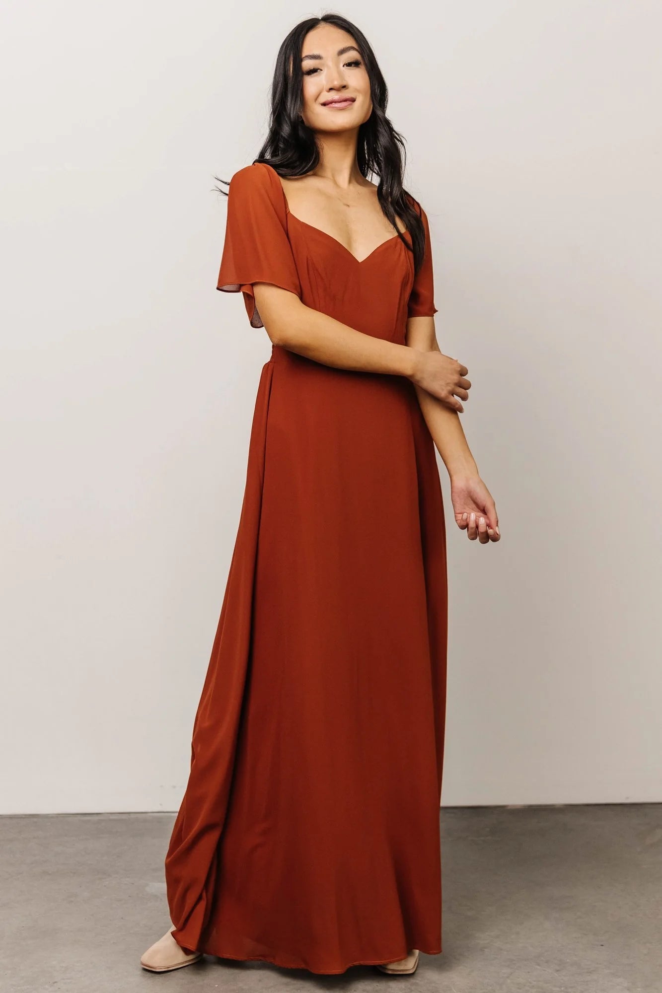 Sierra Sweetheart Maxi Dress | Spice