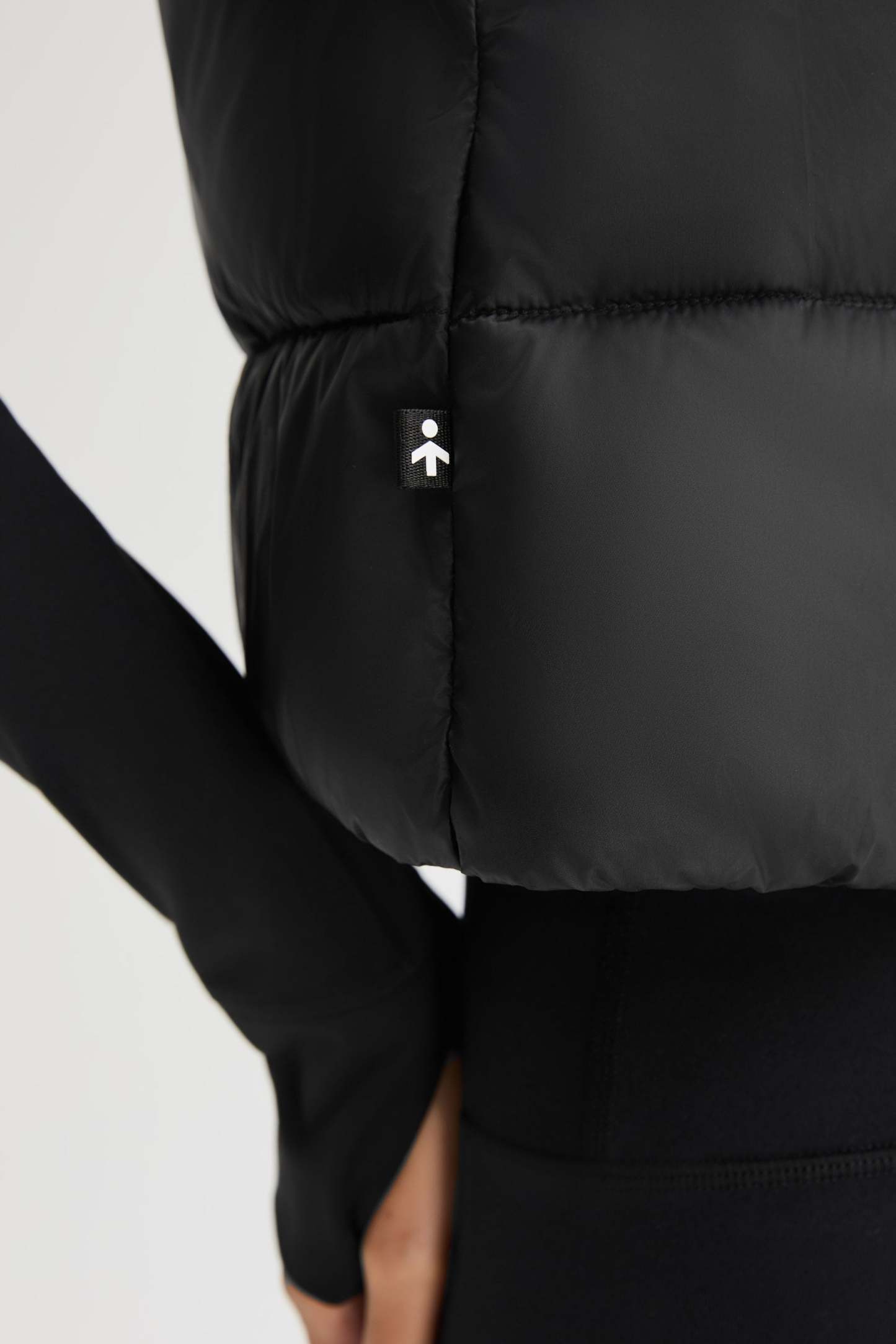 Cropped Puffer Down Vest