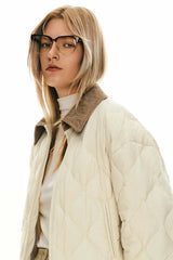 Lightweight Cropped Down Puffer Jacket