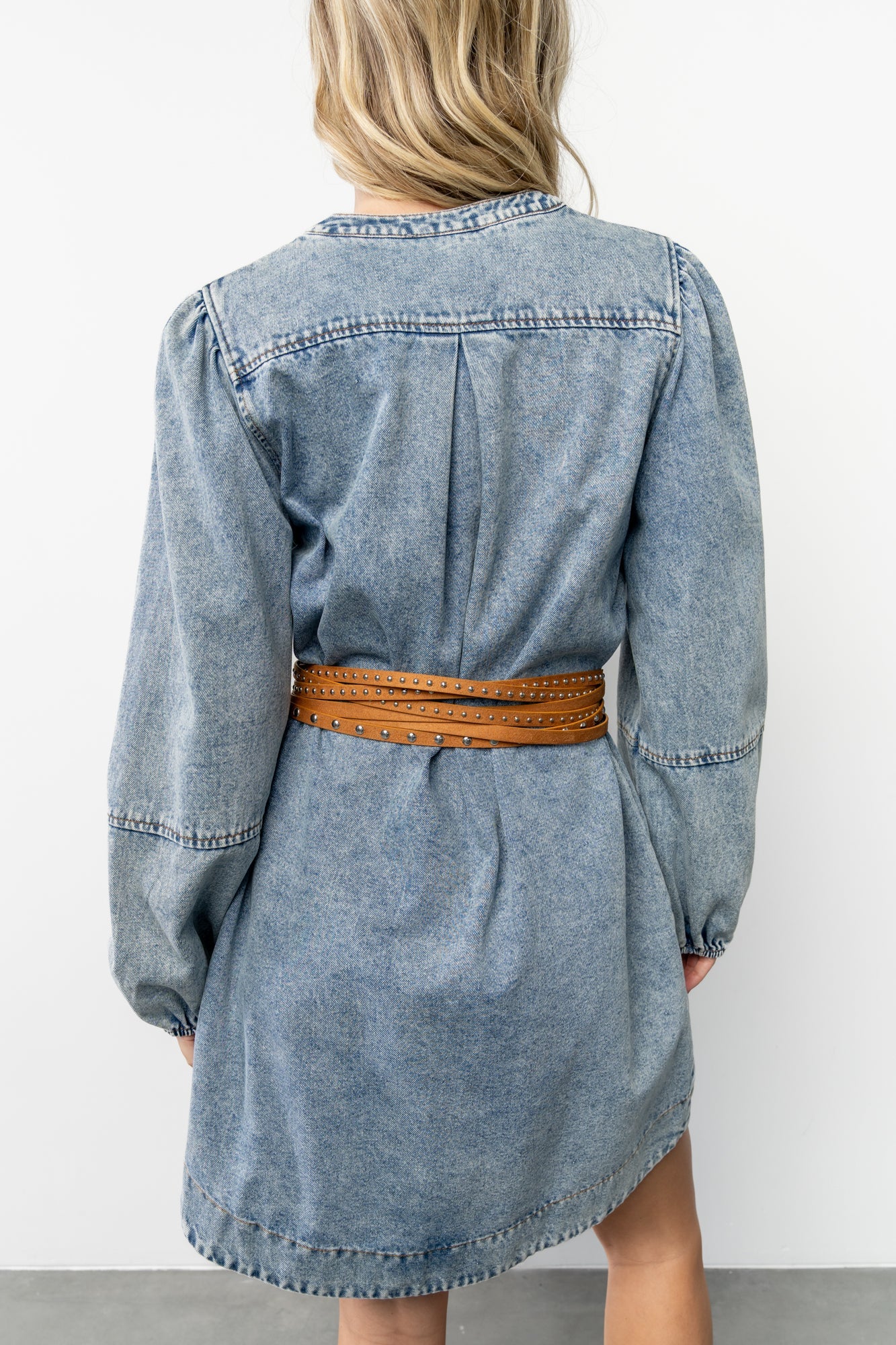 Gabrielle Layered Faux Suede Belt | Brown